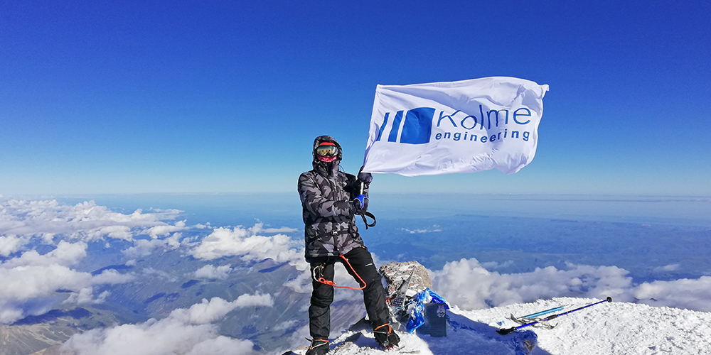 
                        
                            Team of Kolme Engineering reached the top of Elbrus
                        
